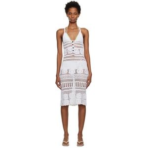 NEW*** AKOIA
Crochet White Asri Cover-Up Dress Size S